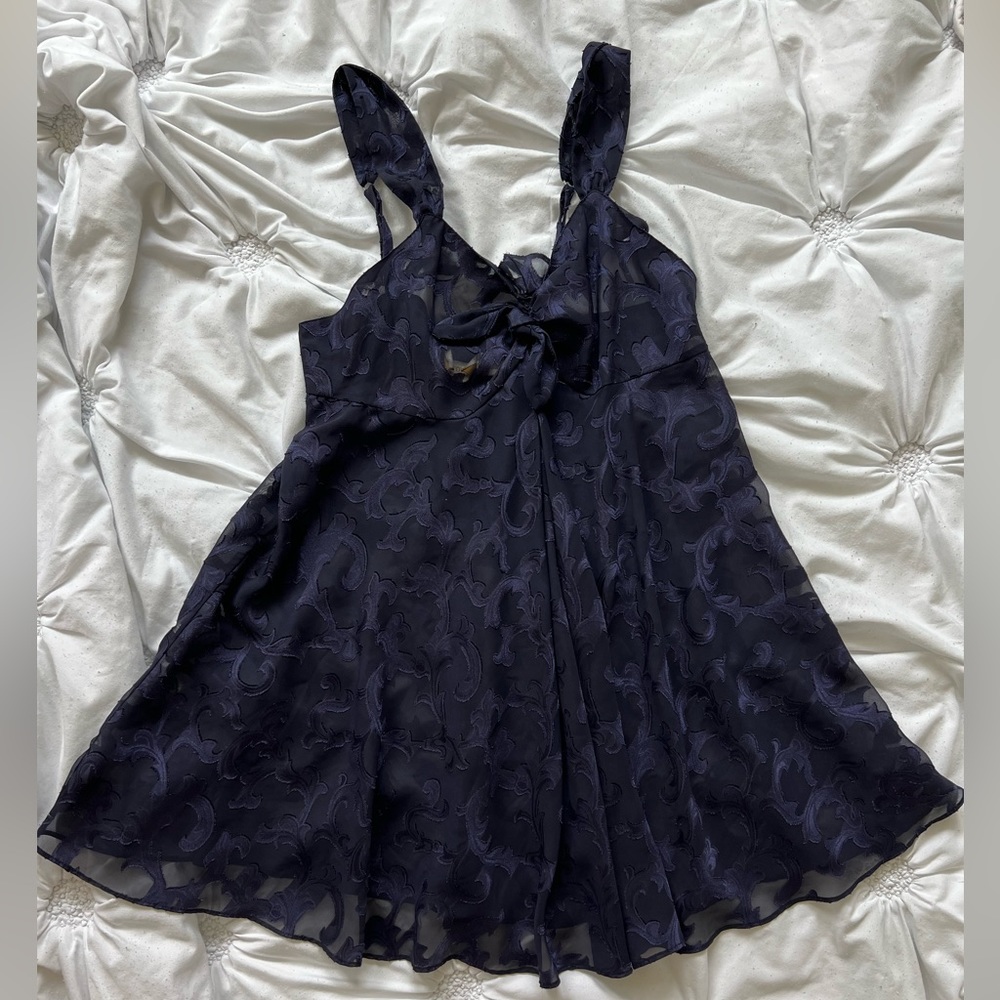 Victorias Secret Navy Babydoll Dress